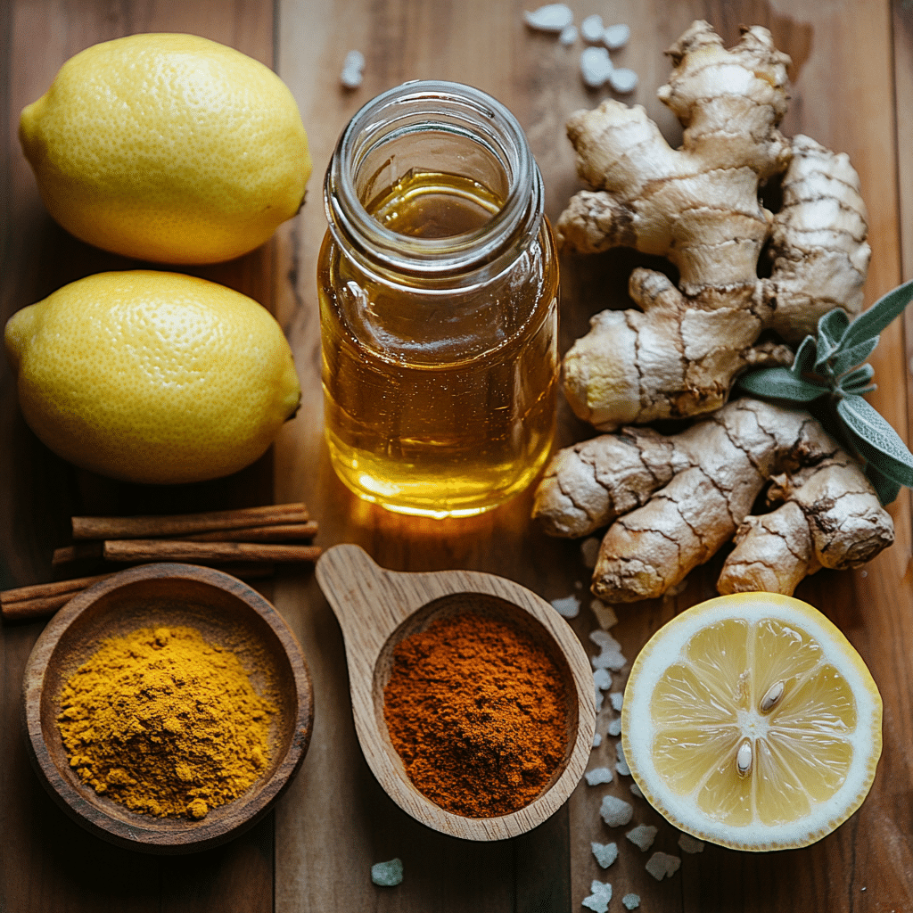 Ingredients for Brazilian Mounjaro weight loss drink