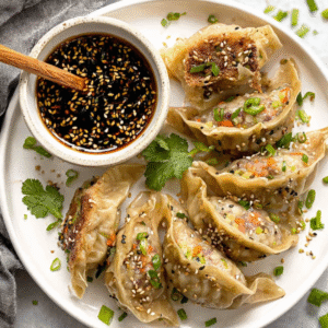 Double-Batch Vegan Dumplings for Freezer Storage