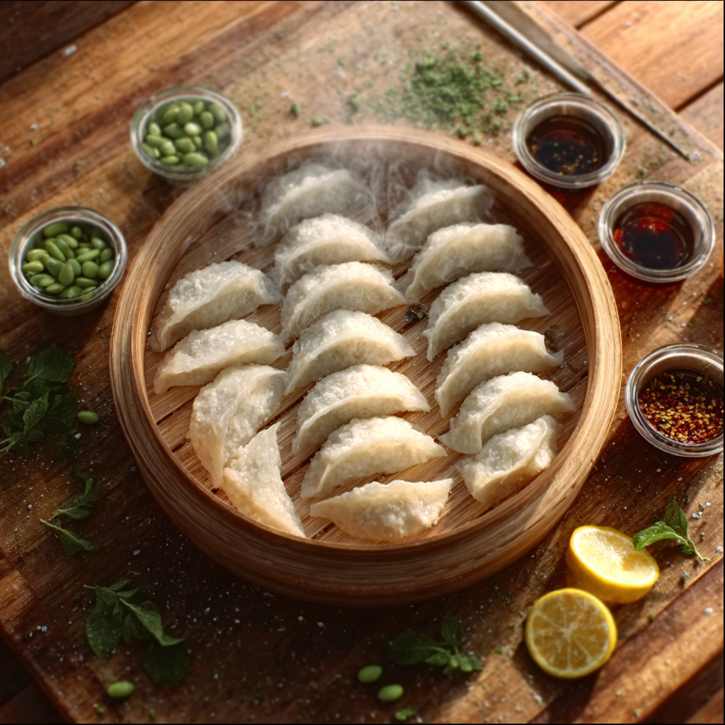 High Protein Dumplings Steamer Plate